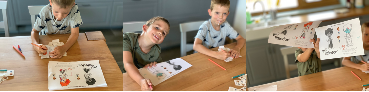 Kinder malen mylittledoc aus